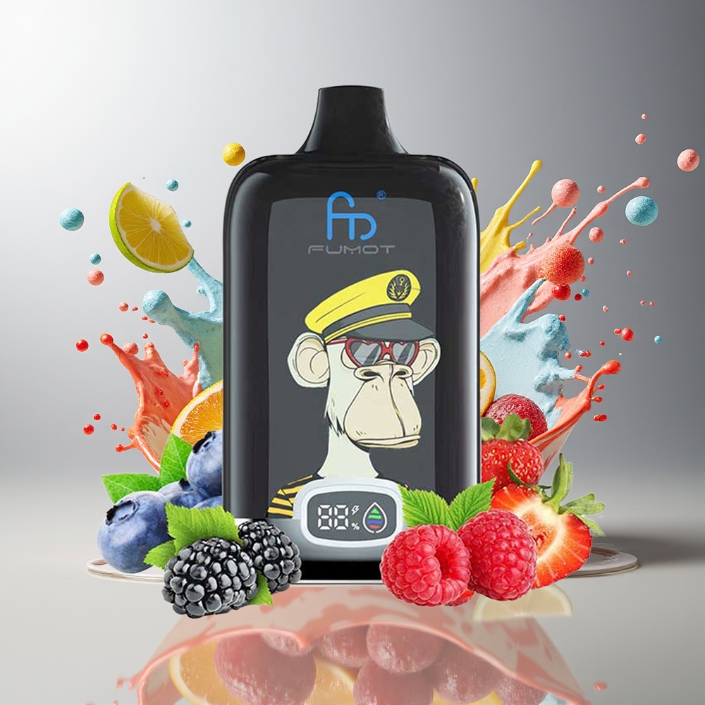 Finland tukku Fumot Tornado Digital Box 12000 Puffs, 20ml E-Neste, 550mAh Ladattava akku