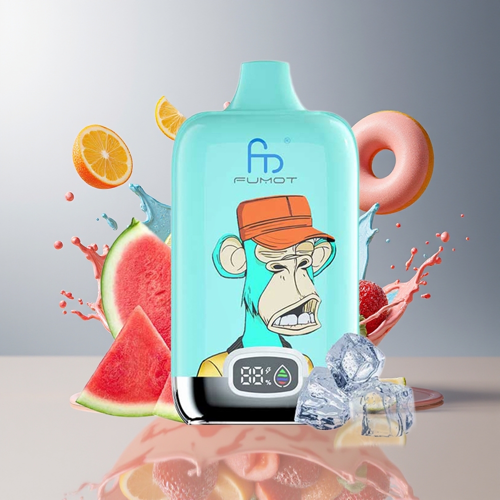 Finland tukku Fumot Tornado Digital Box 12000 Puffs 20ml neste 550mAh akku
