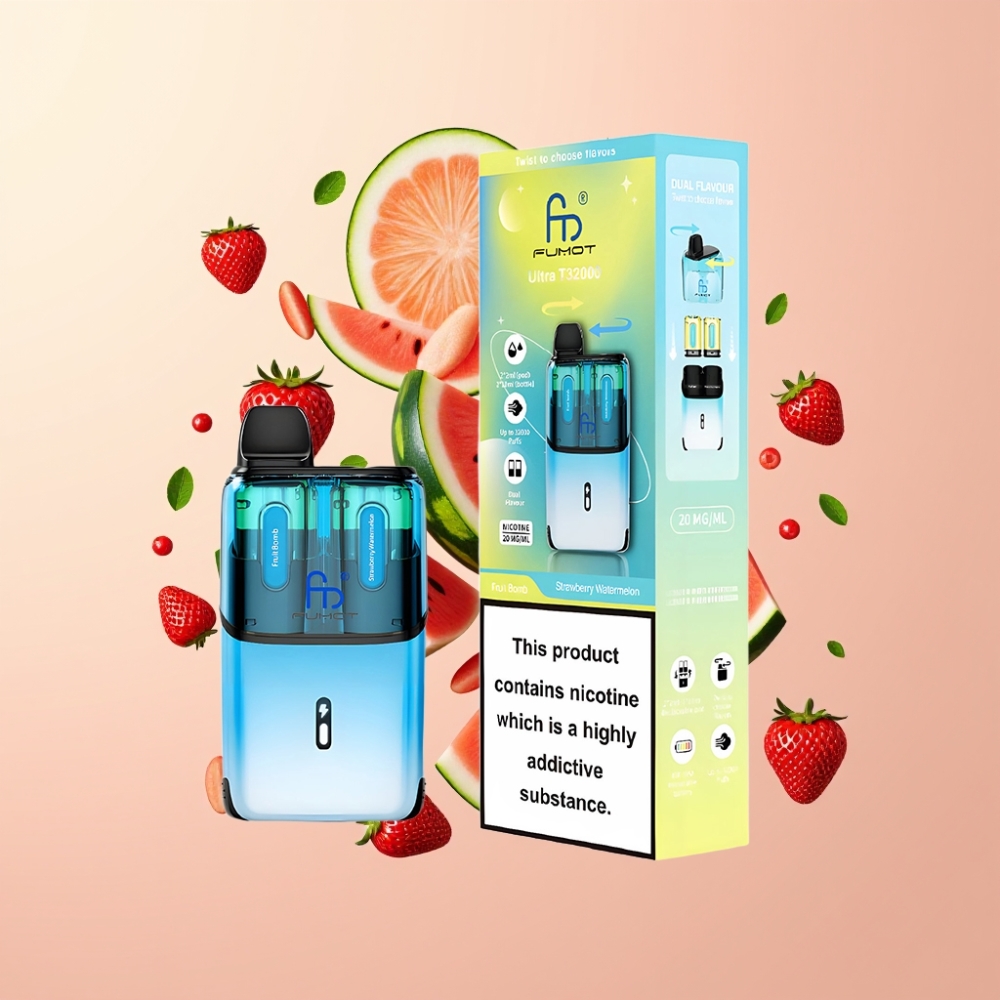 Finland tukku Fumot Ultra T32000 Kertakäyttöinen Vape – Jopa 32000 savutusta, 800mAh akku