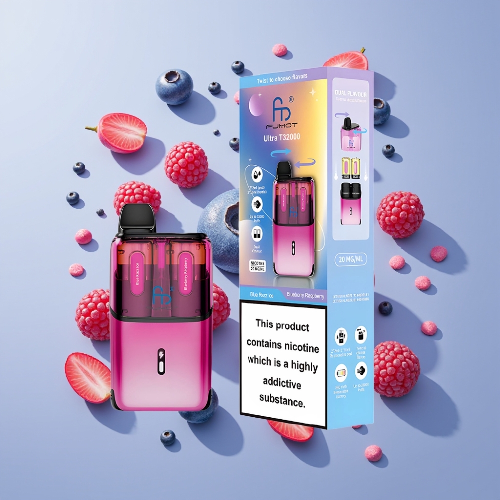 Fumot Ultra T32000 Finland tukku – 32000 tupakkaa, 800mAh akku, Type-C Pikalataus