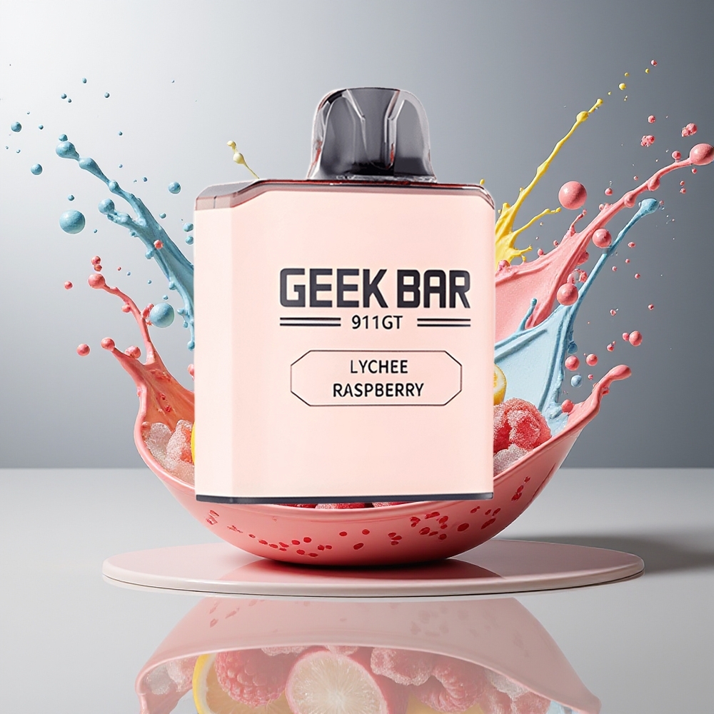GEEK BAR 911 GT Finland tukku 16000 Puffia 800mAh Akku Litsi-vadelma