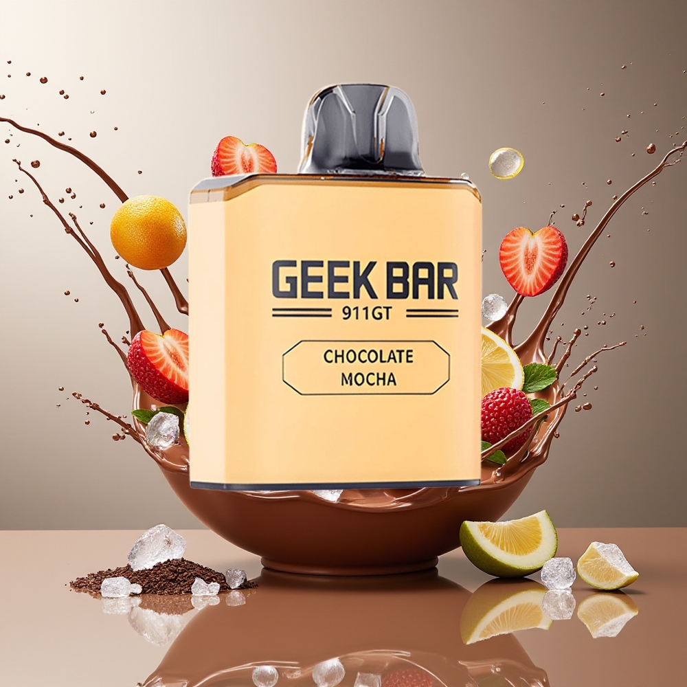 GEEK BAR 911 GT Finland tukku 16000 Puffia 800mAh Akku Suklaamokka