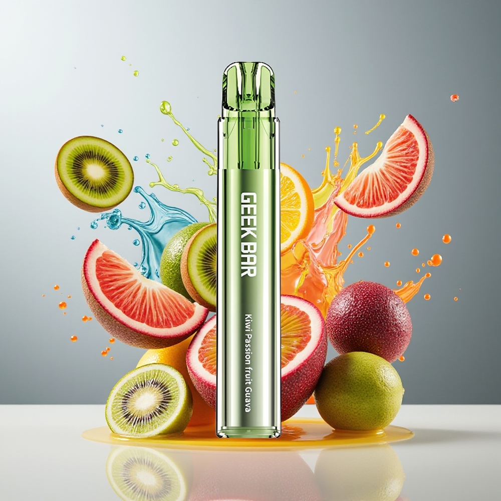 Finland tukku GEEK BAR Elite 1000 Puffs Käyttövalmis Vape - 650mAh Akku, Vuotamaton Muotoilu