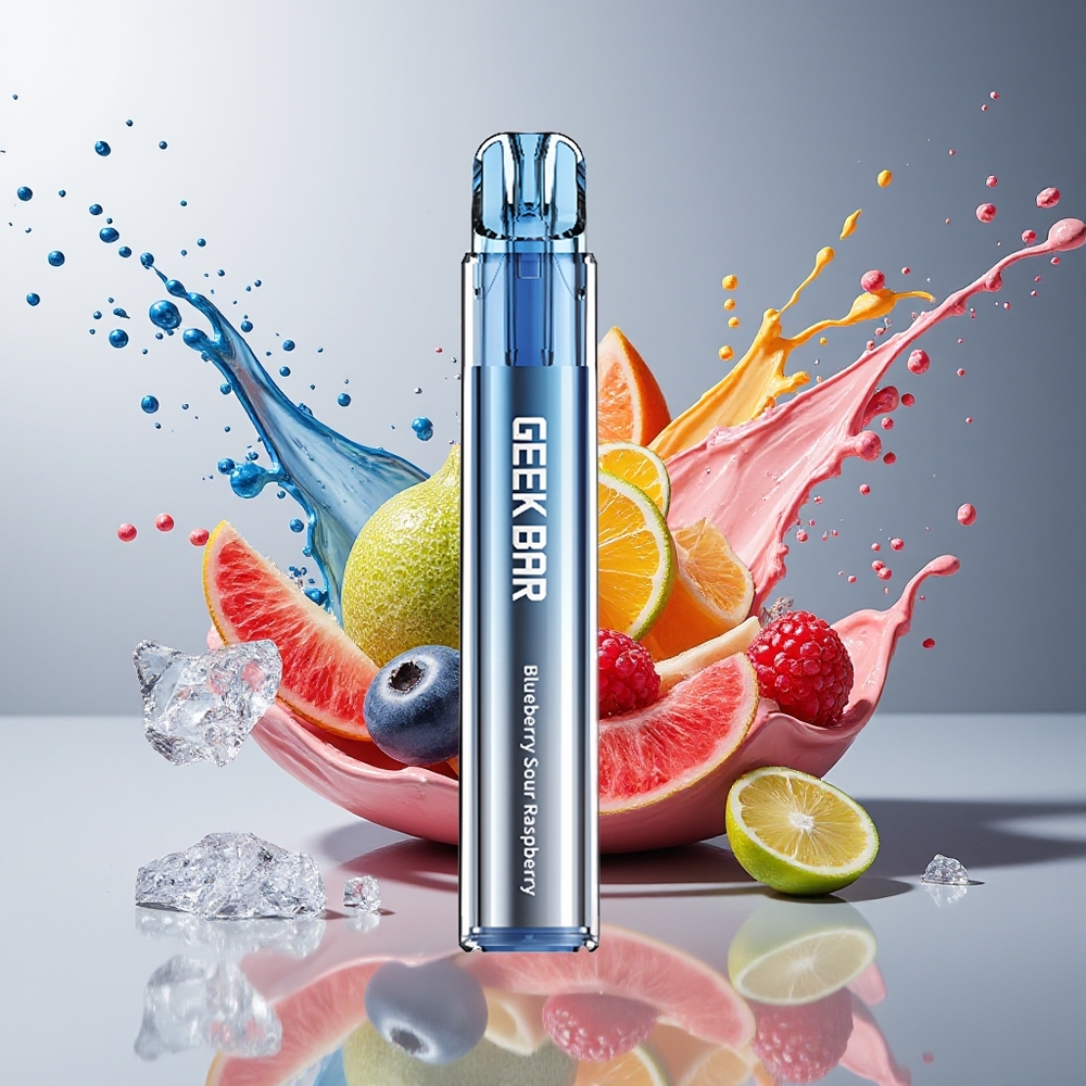 Finland tukku GEEK BAR Elite 1000 Puffs Kertakäyttöinen Vape - 650mAh Akku, 20 mg/ml Nikotiinia