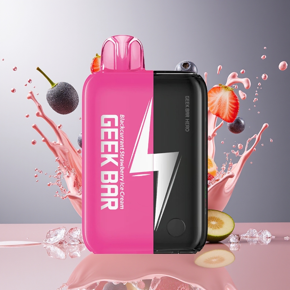 Finland tukku GEEK BAR Hero 20000 tupakkaa 50 mg nikotiinia USB Type-C