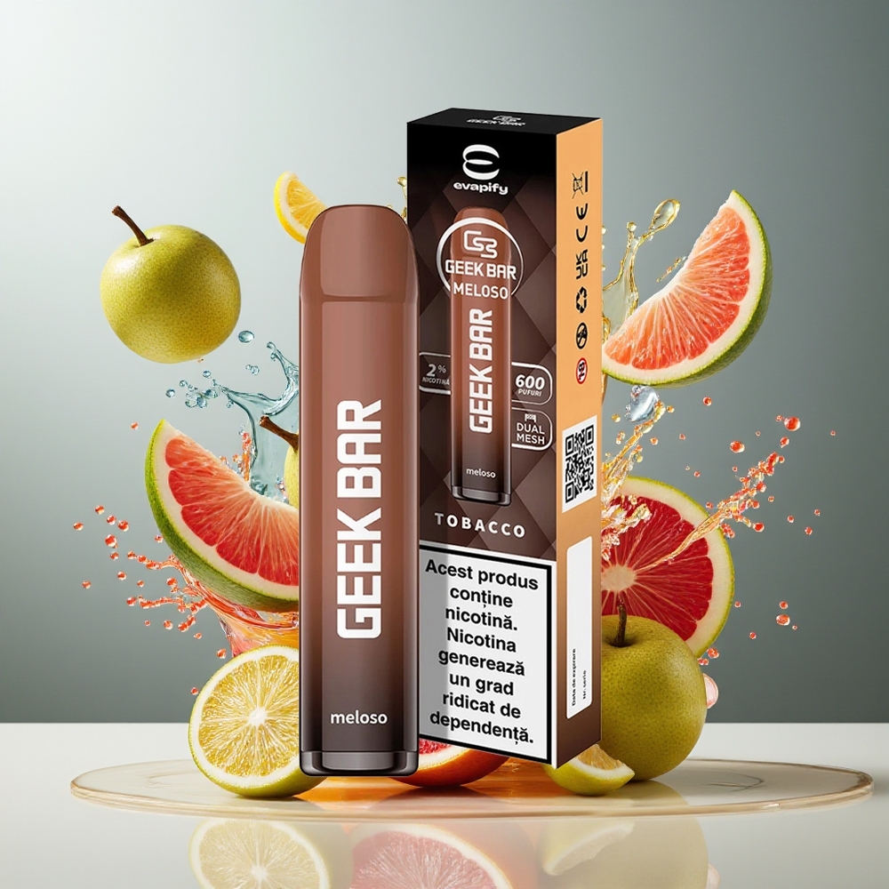 Finland tukku GEEK BAR Meloso 600 Puffs 2ml / 550mAh
