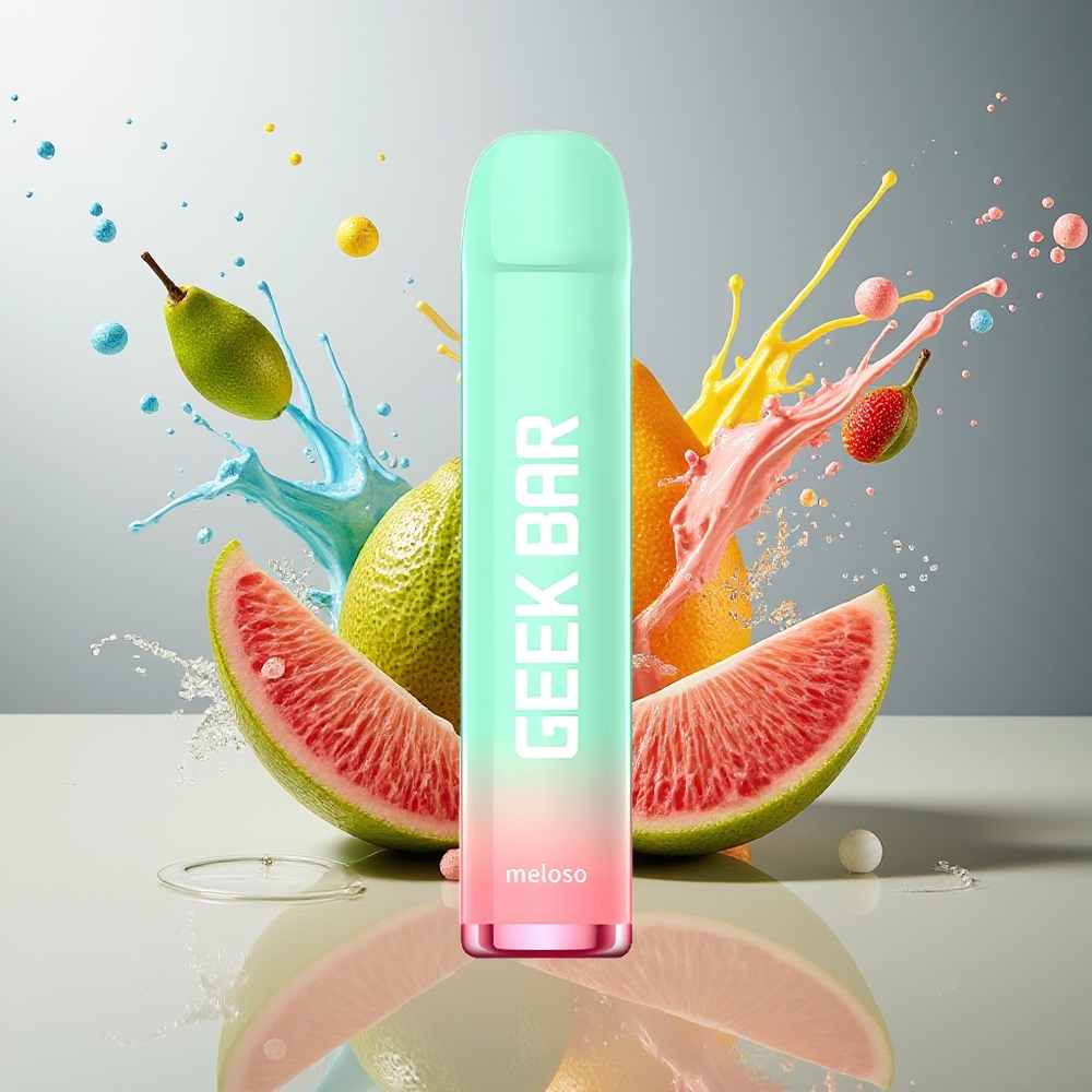 Finland tukku GEEK BAR Meloso 600 Puffs 2ml 550mAh Guavajäätelö
