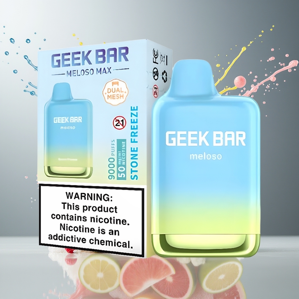 Finland tukku GEEK BAR Meloso Max 9000 Päästöä 14ml Kertakäyttöinen Vape