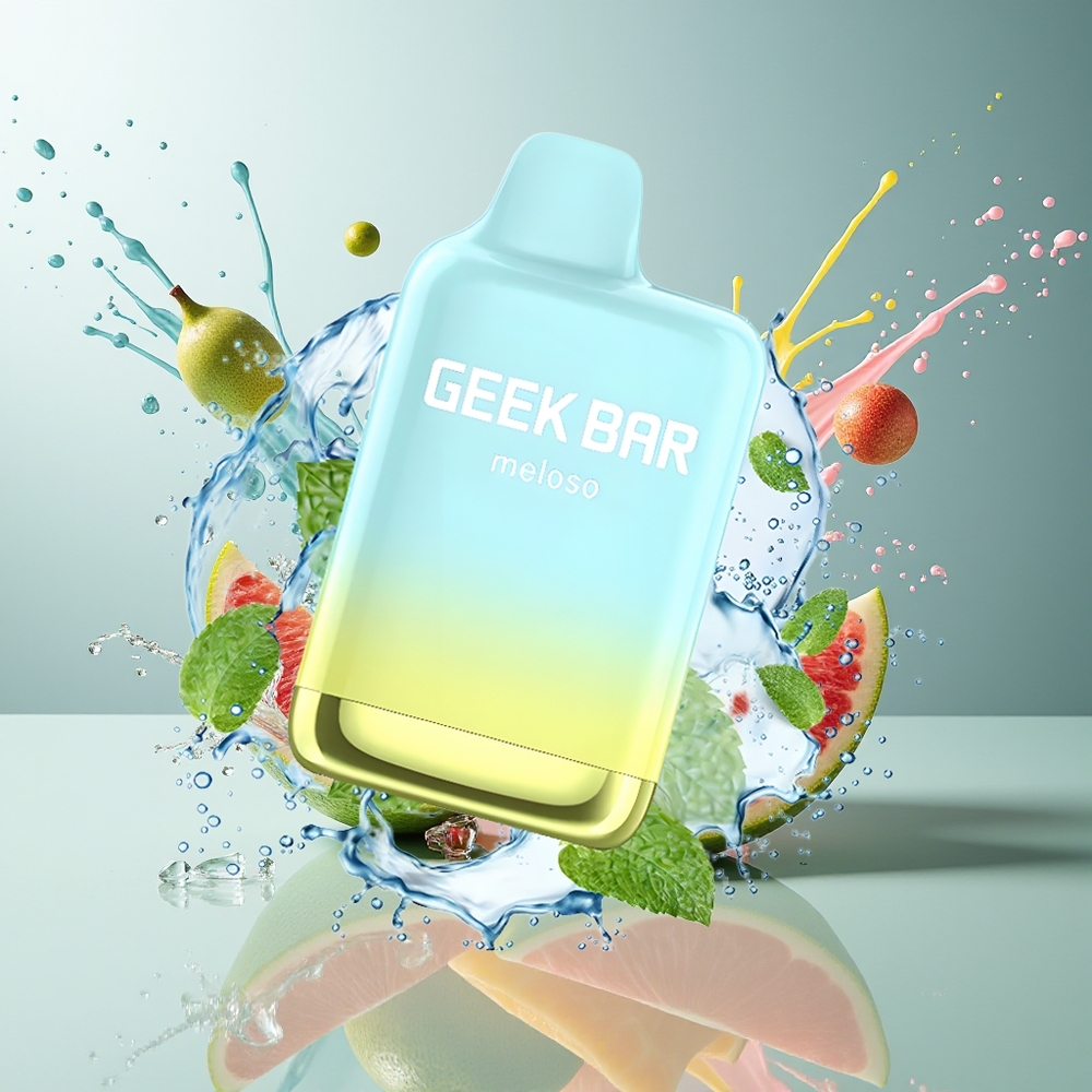 Finland tukku GEEK BAR Meloso Max 9000 Puffs Kertakäyttöinen Vape 9000 Puhallusta 5% Nikotiinia