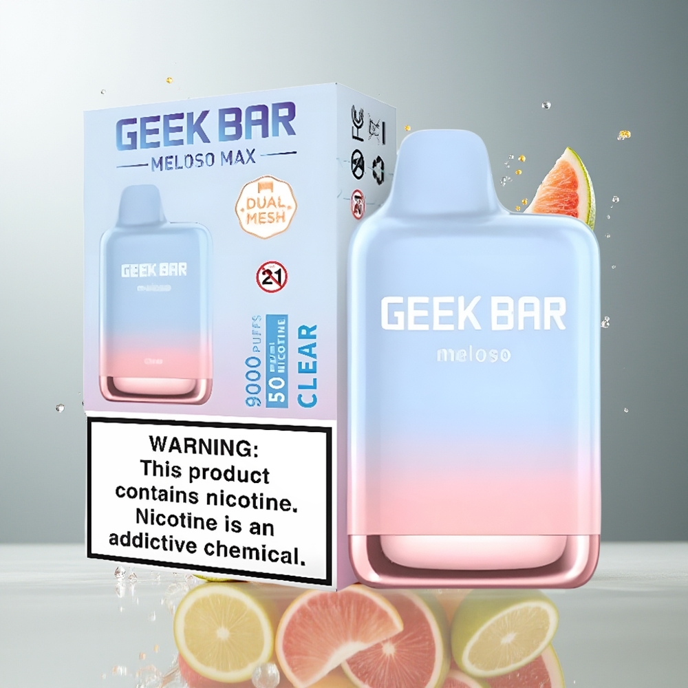 Finland tukku GEEK BAR Meloso Max 9000 Puffs Kertakäyttöinen Vape 9000 savua 5% nikotiinia