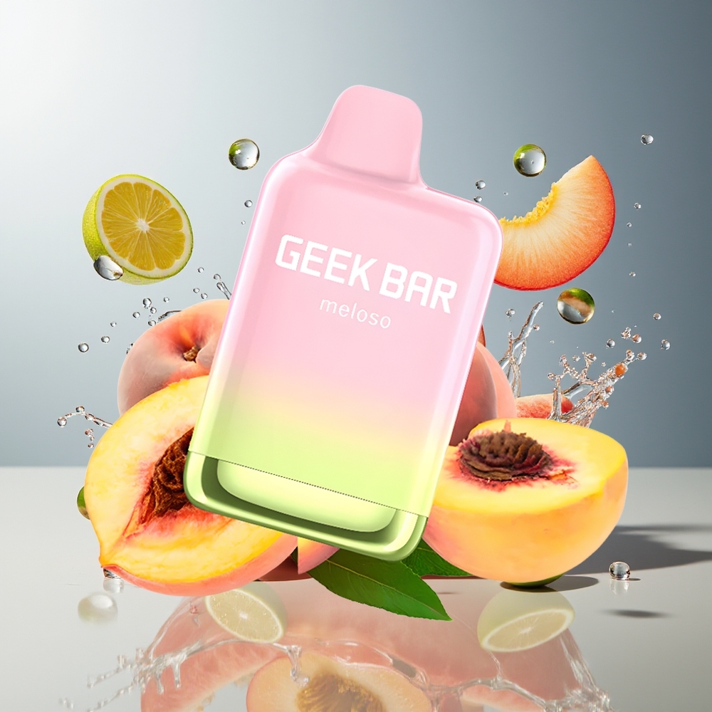Finland tukku GEEK BAR Meloso Max 9000 Puffs USB Type-C -lataus 14ml