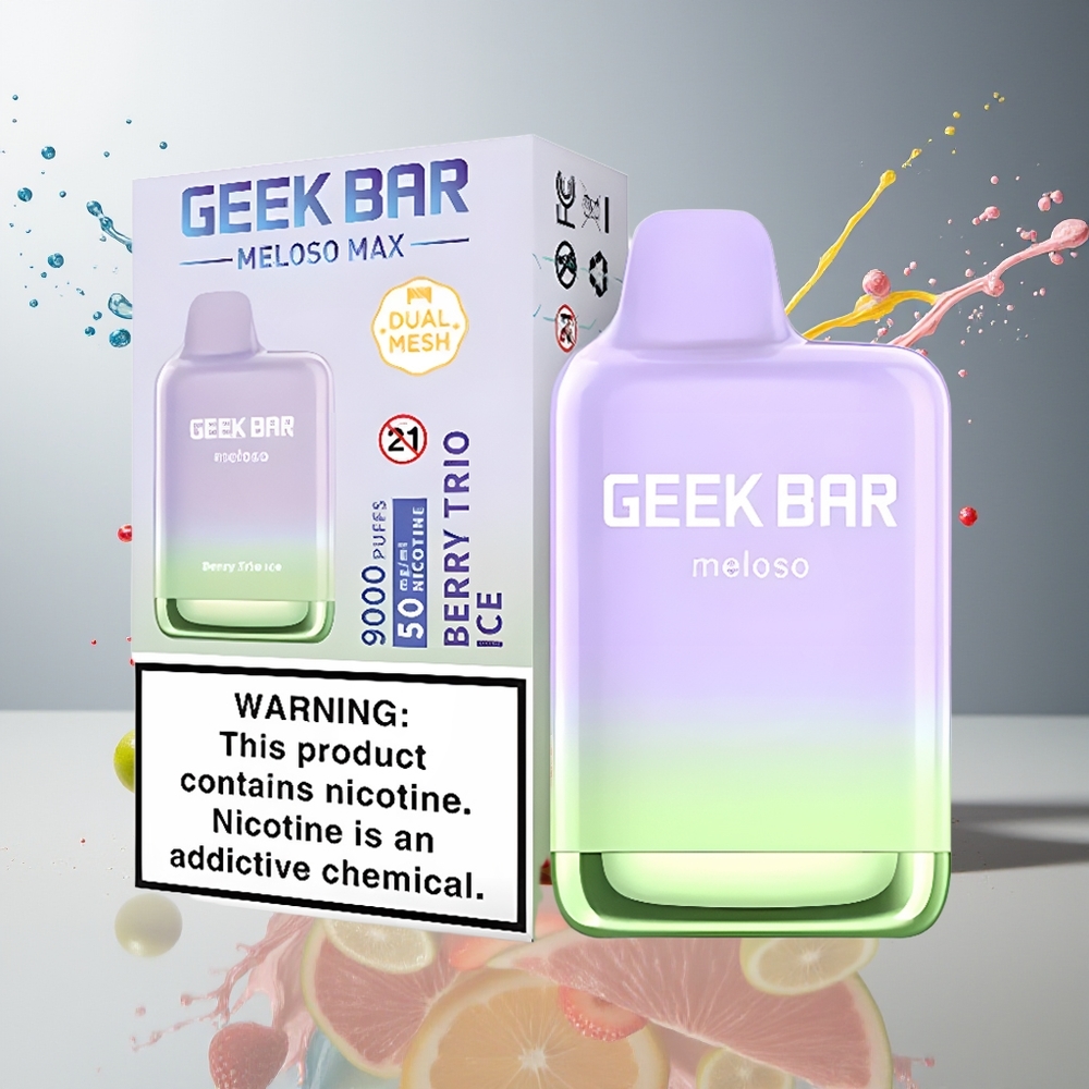 Finland tukku GEEK BAR Meloso Max 9000 Puhallus 14ml 5% Nikotiinia