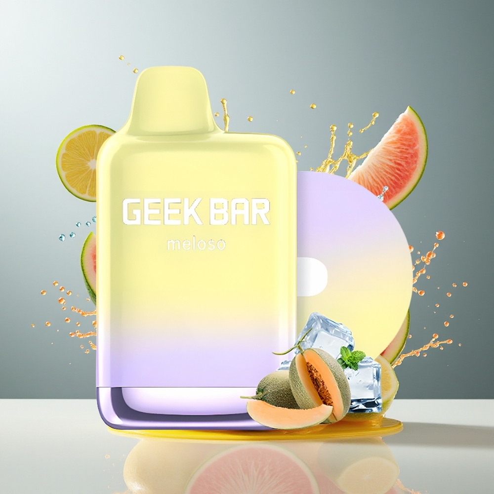 Finland tukku GEEK BAR Meloso Max 9000 Pussit 5% Nikotiinia USB Type-C