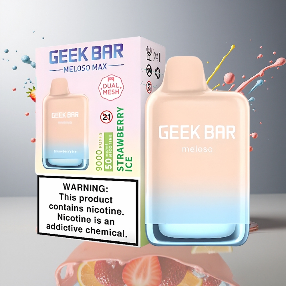 GEEK BAR Meloso Max Finland tukku 9000 Puffia 14ml USB Type-C