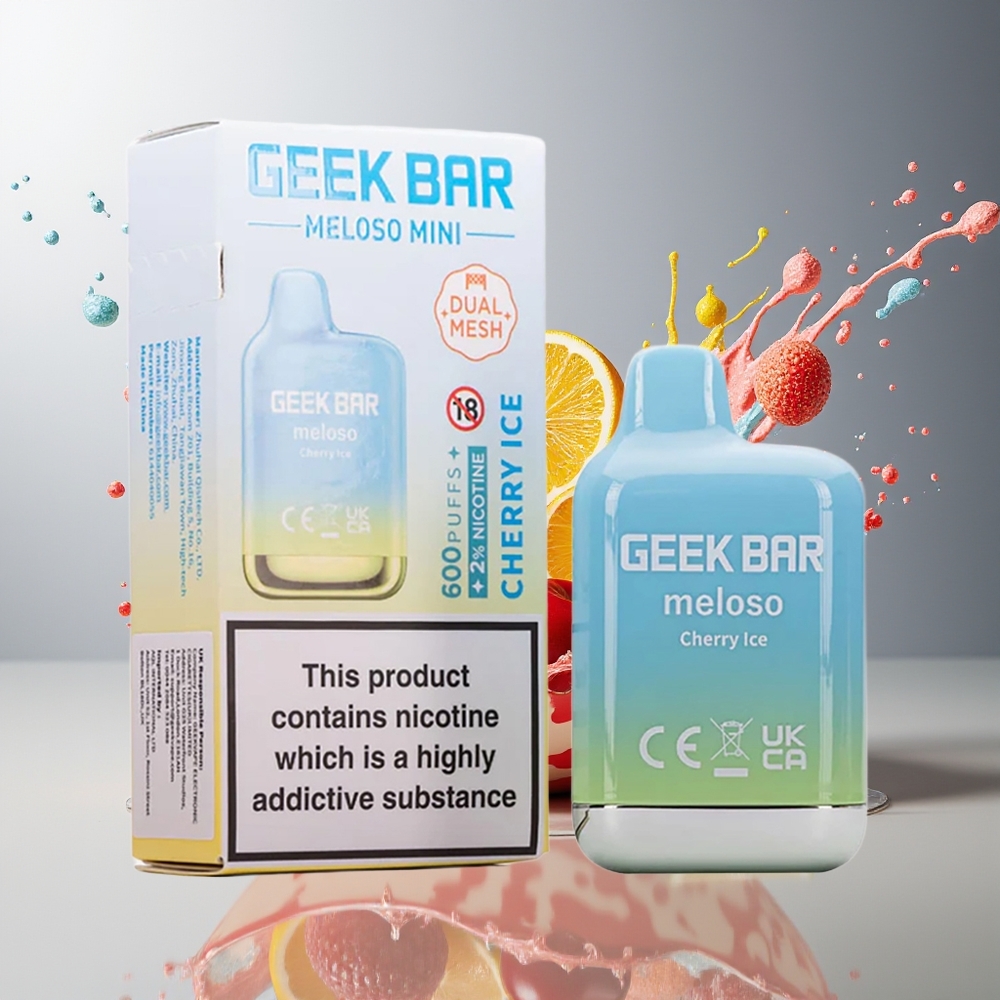 Finland tukku GEEK BAR Meloso Mini 600 Puffs 550mAh Akku 2ml Nestemäki
