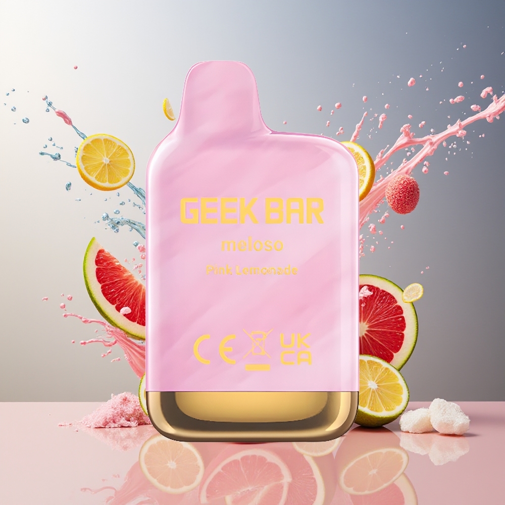 Finland tukku GEEK BAR Meloso Mini 600 Puffs Kertakäyttöinen Vape - 2ml nestemäistä (50VG/50PG), 20mg suolamikotiinia
