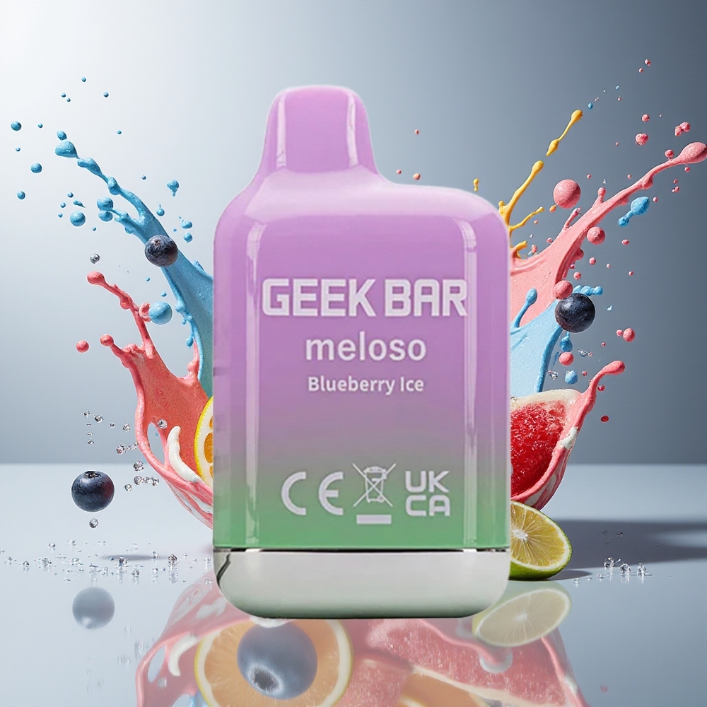 Finland tukku GEEK BAR Meloso Mini 600 Puffs Kertakäyttöinen Vape 550mAh akku 2ml nestemäärä