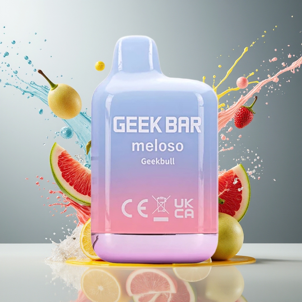 Finland tukku GEEK BAR Meloso Mini 600 Puhallus Akkukapasiteetti 550mAh Nikotiinivahvuus 20mg (2%) suolapohjainen nikotiini