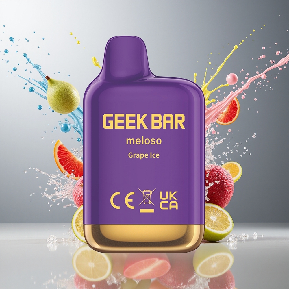 Finland tukku GEEK BAR Meloso Mini 600 Puhallus Kertakäyttöinen Vape 2ml nestemäisä 20mg suolaa nikotiinia