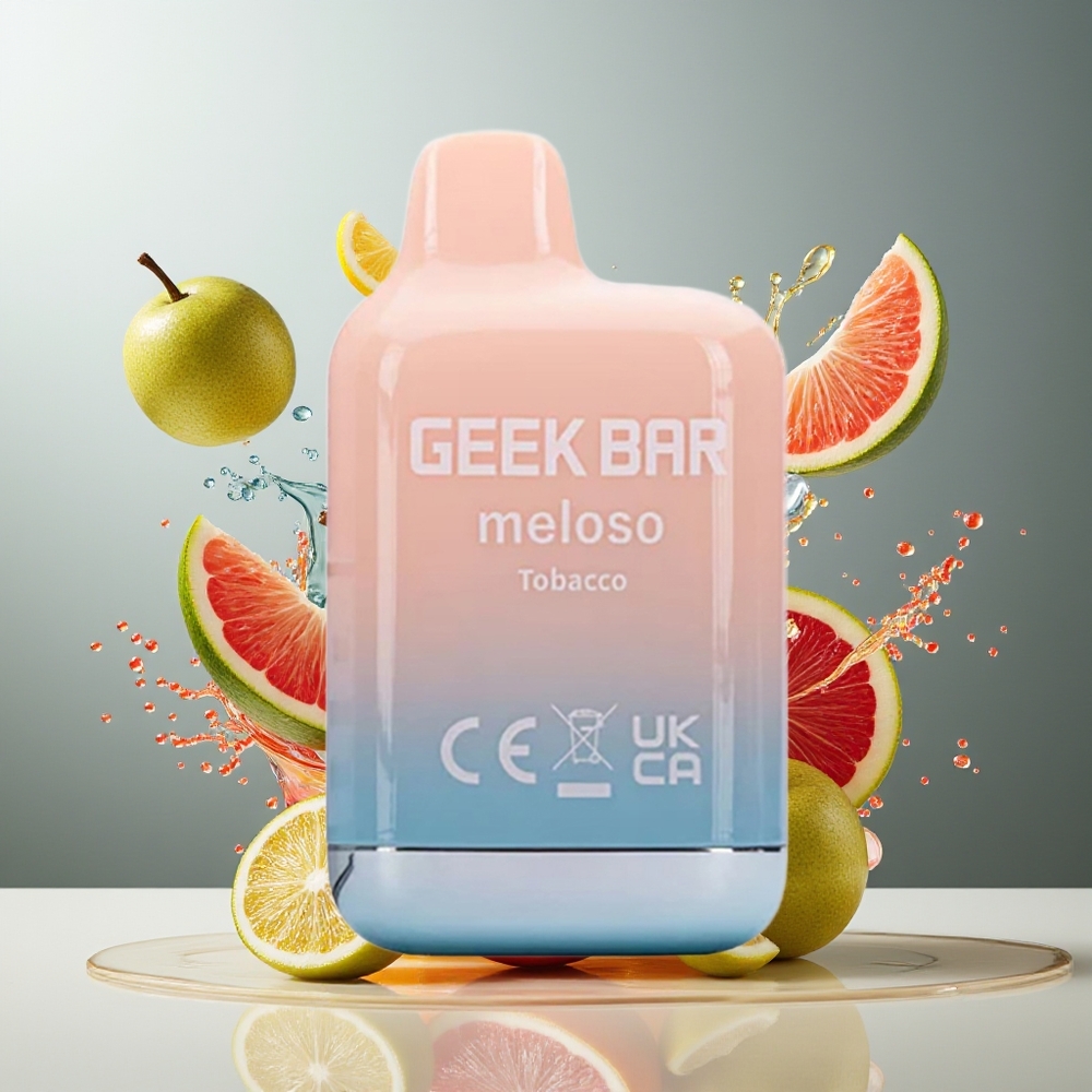 Finland tukku GEEK BAR Meloso Mini 600 Tupahdusta Kertakäyttöinen Vape 550mAh akku 2ml nestemäärä