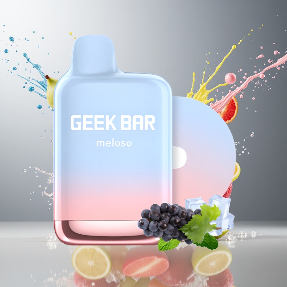 Finland tukku GEEK BAR Meloso Pro 4000 Puffs 12ml Esnestä 2% Nikotiinia Ladattava