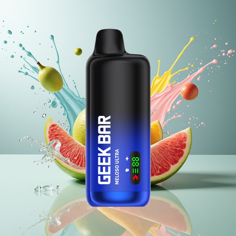 Finland tukku GEEK BAR Meloso Ultra 10000+ Puffia 5% Nikotiinia Kertakäyttöinen Vape