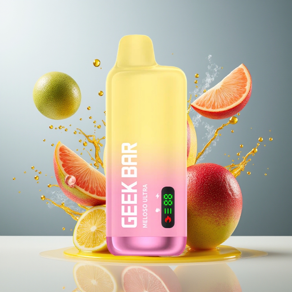 Finland tukku GEEK BAR Meloso Ultra 10000+ Puffs 5% Nikotiinia USB-C Ladattava Kertakäyttöinen Vape