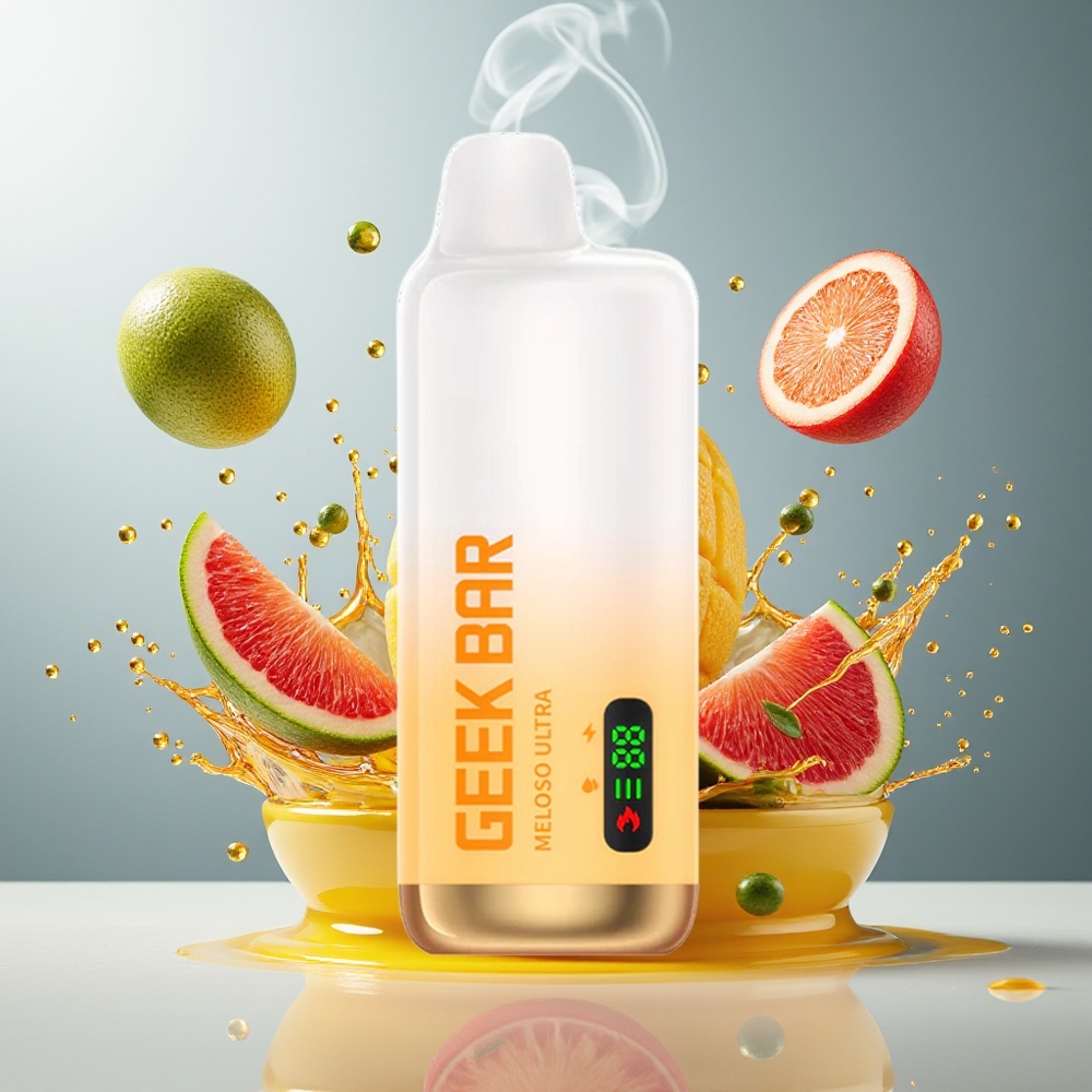 Finland tukku GEEK BAR Meloso Ultra 10000+ Tupakkaa Akku 630 mAh Kertakäyttöinen Vape