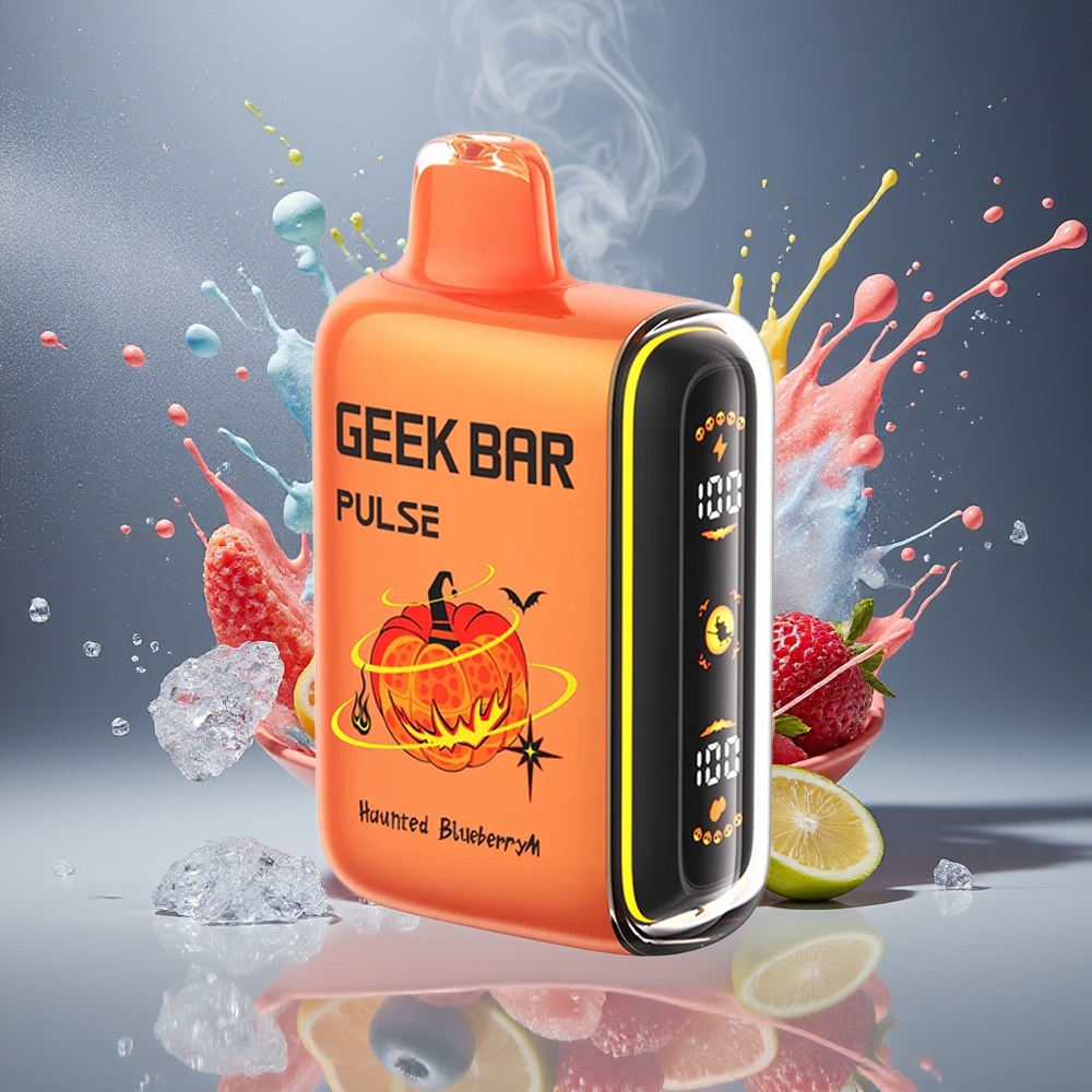 Finland tukku Geek Bar Pulse 15000 Iskunpituus - 16ML Nestemäinen Nikotiini 5% - Säädettävä Ilmanvirtaus