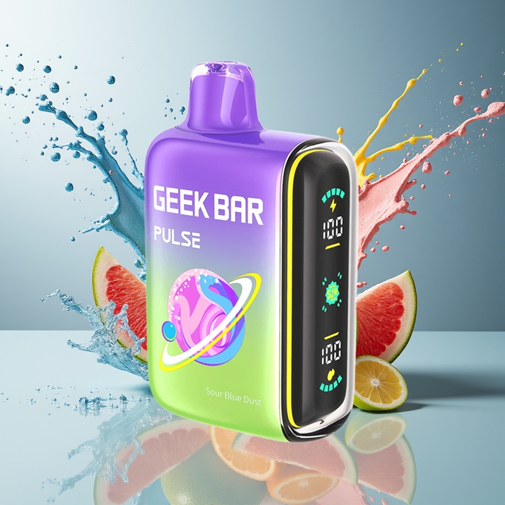 Finland tukku Geek Bar Pulse 15000 Puffs 15000 tupakointikertaa 16ML nestemäistä 5% nikotiinia