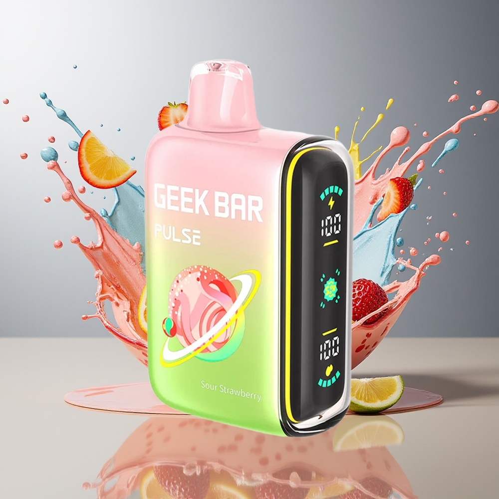 Finland tukku Geek Bar Pulse 15000 Puffs 15000 tupakointikertaa 16ML nestemäistä 5% nikotiinia