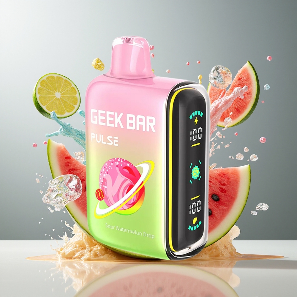 Finland tukku Geek Bar Pulse 15000 Puffs 15000 tupakointikertaa 16ML nestemäistä 5% nikotiinia