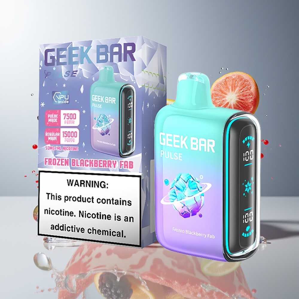 Finland tukku Geek Bar Pulse 15000 Puffs 16ML Nestemäistä 5% Nikotiinia