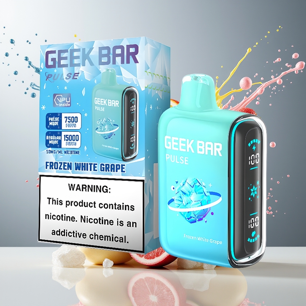 Finland tukku Geek Bar Pulse 15000 Puffs 16ML Nestemäistä 5% Nikotiinia