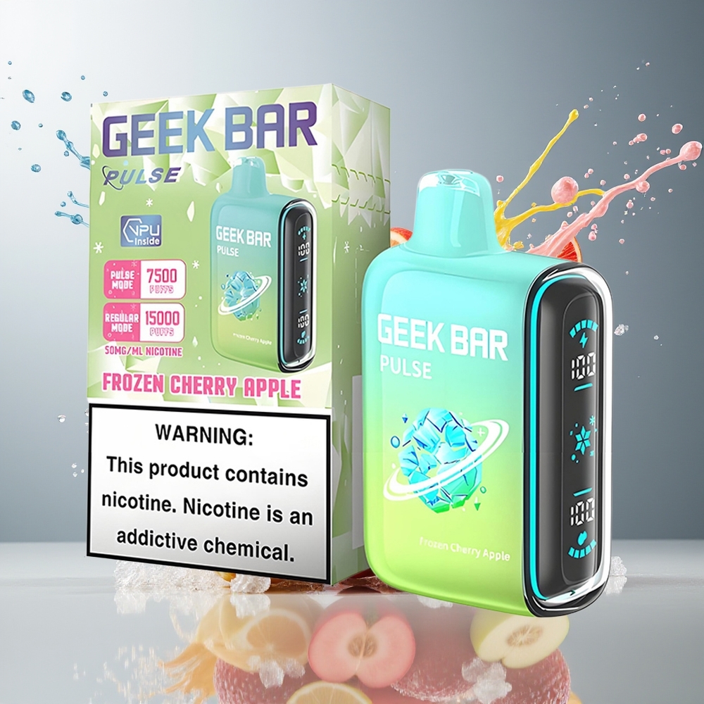 Finland tukku Geek Bar Pulse 15000 Puffs 16ML Nestemäistä 5% Nikotiinia