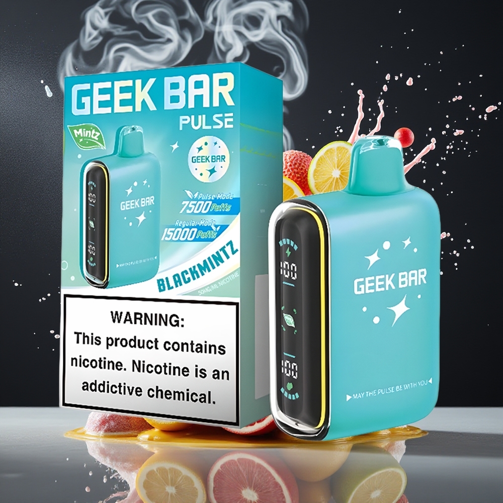 Geek Bar Pulse Finland tukku 15000 Tupakkaa 16ML Nestemäistä Nikotiinia