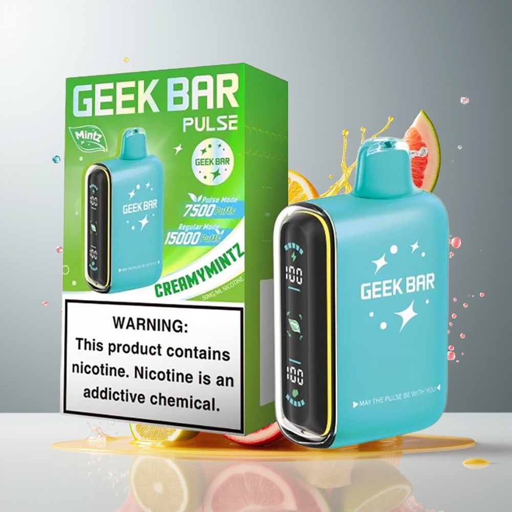 Geek Bar Pulse Finland tukku 15000 Tupakkaa 16ML Nestemäistä Nikotiinia