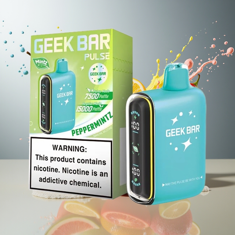 Geek Bar Pulse Finland tukku 15000 Tupakkaa 16ML Nestemäistä Nikotiinia