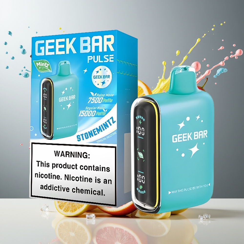 Geek Bar Pulse Finland tukku 15000 Tupakkaa 16ML Nestemäistä Nikotiinia