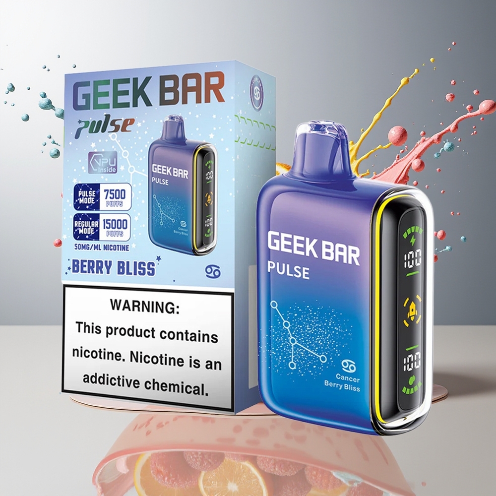 Geek Bar Pulse Finland tukku 15000 Tupakointikertaa 16ML Nestemäärä