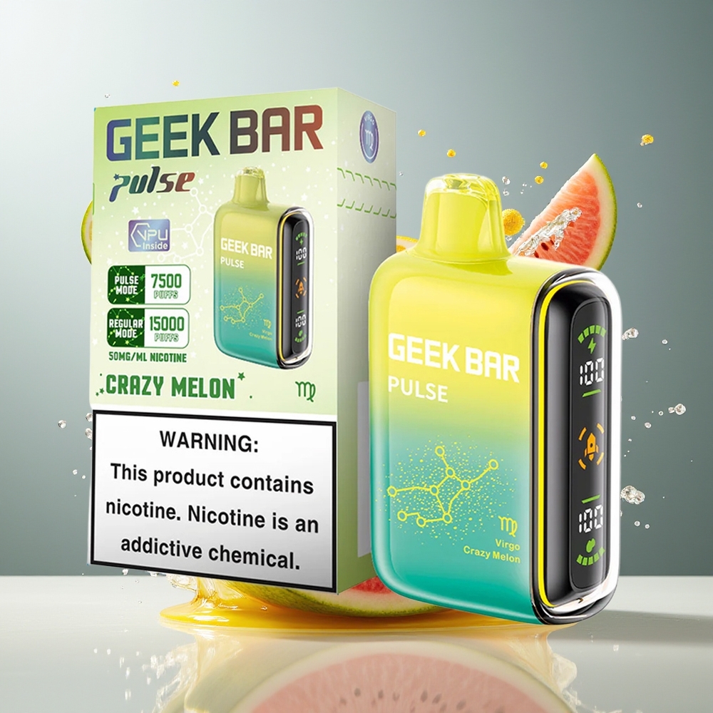 Geek Bar Pulse Finland tukku 15000 Tupakointikertaa 16ML Nestemäärä