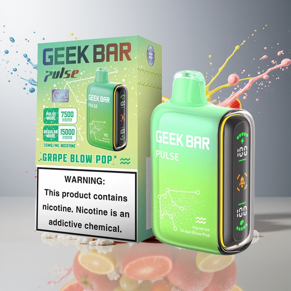Geek Bar Pulse Finland tukku 15000 Tupakointikertaa 16ML Nestemäärä