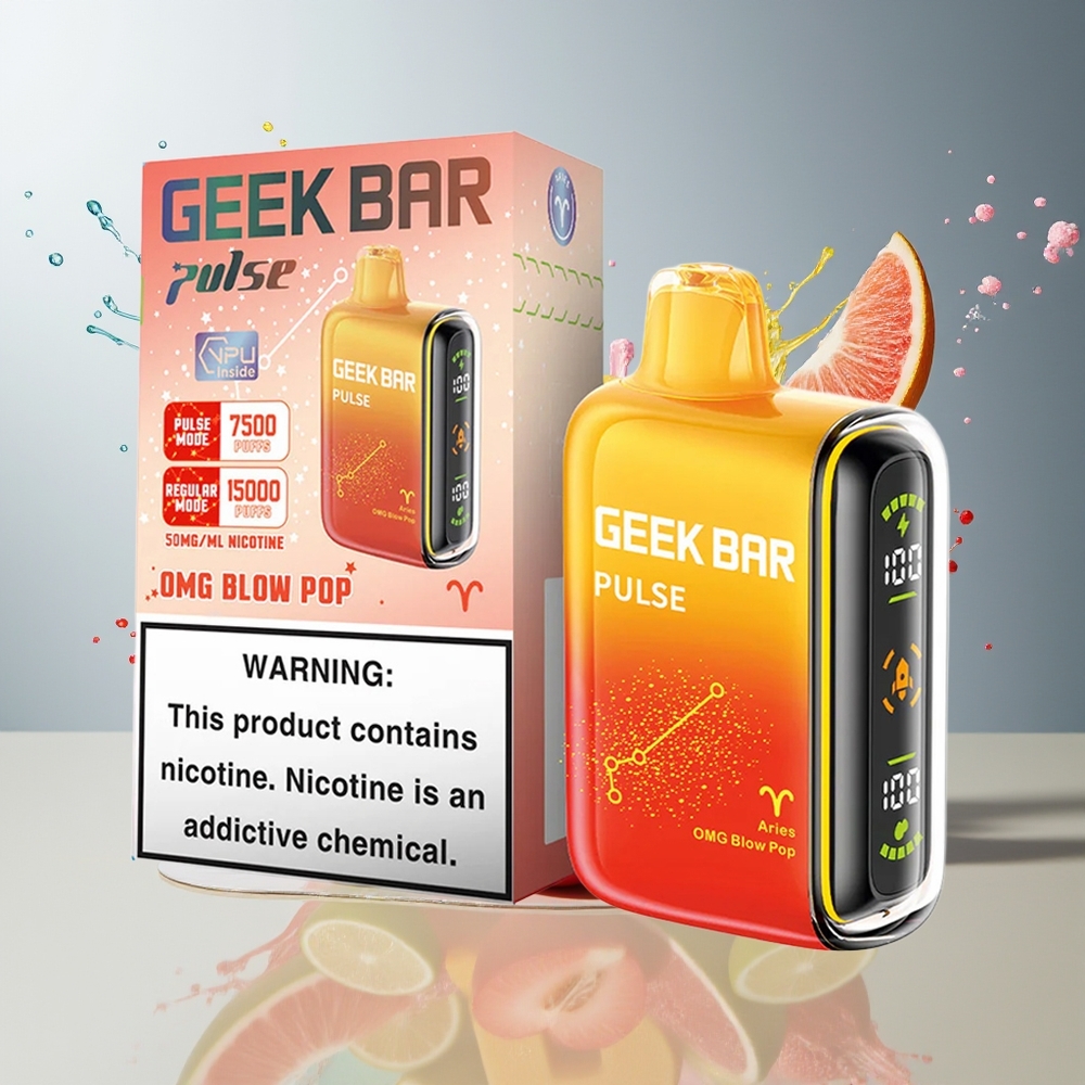 Geek Bar Pulse Finland tukku 15000 Tupakointikertaa 16ML Nestemäärä