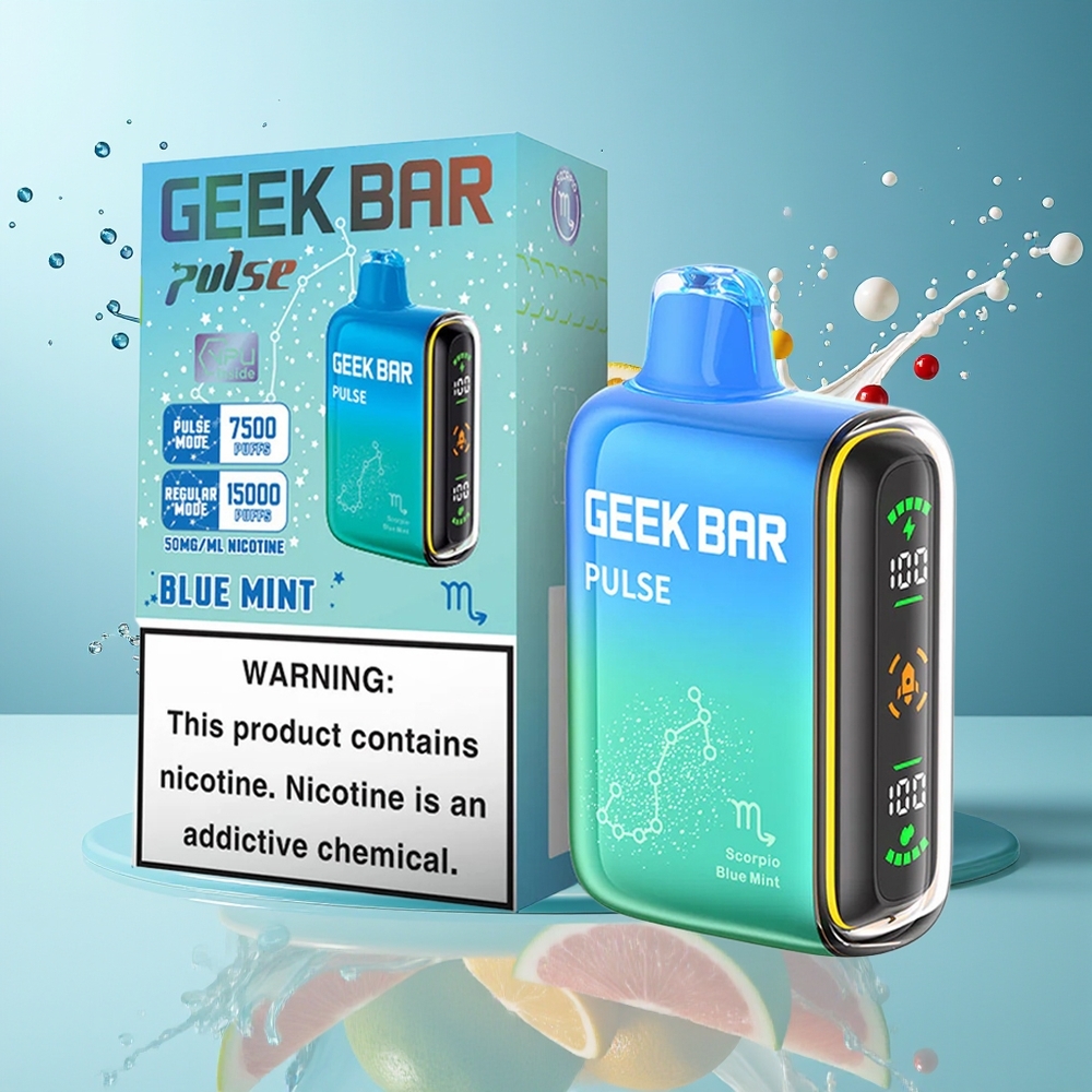 Geek Bar Pulse Finland tukku 15000 Tupakointikertaa 16ML Nestemäärä
