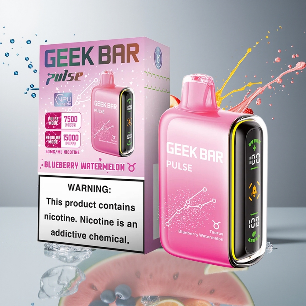 Geek Bar Pulse Finland tukku 15000 Tupakointikertaa 16ML Nestemäärä