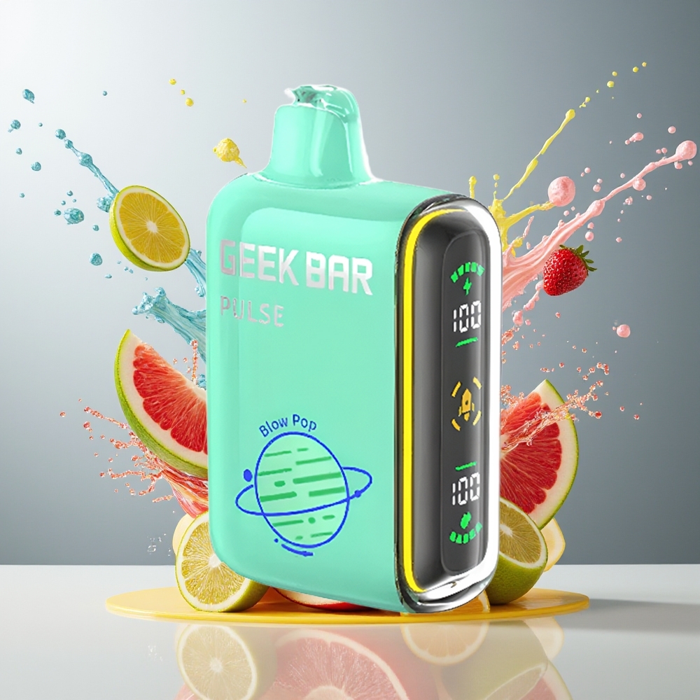 Geek Bar Pulse Finland tukku 15 000 Tupakointikertaa - 16ML Nestemäistä - USB Type-C