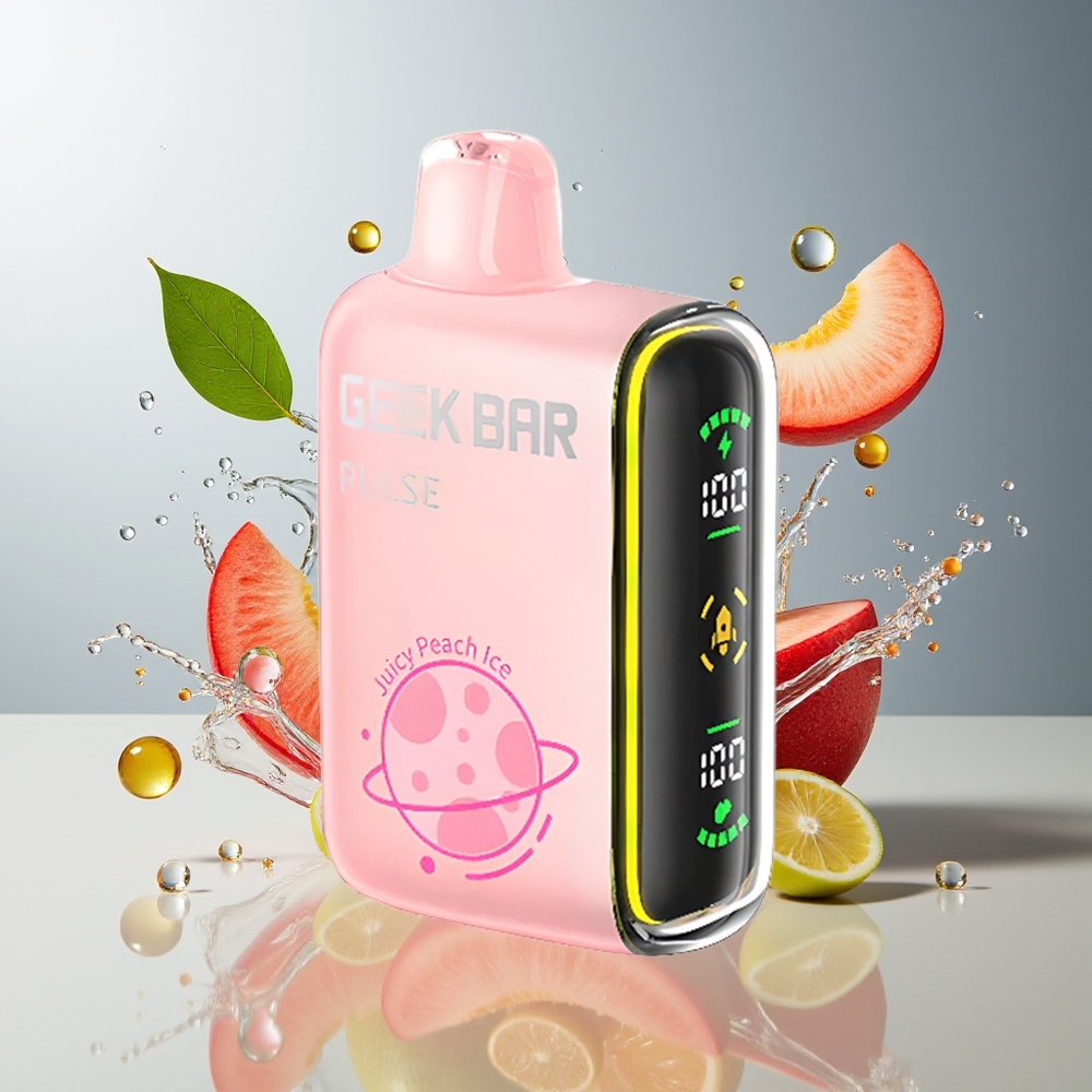 Geek Bar Pulse Finland tukku 15 000 Tupakointikertaa - 16ML Nestemäistä - USB Type-C