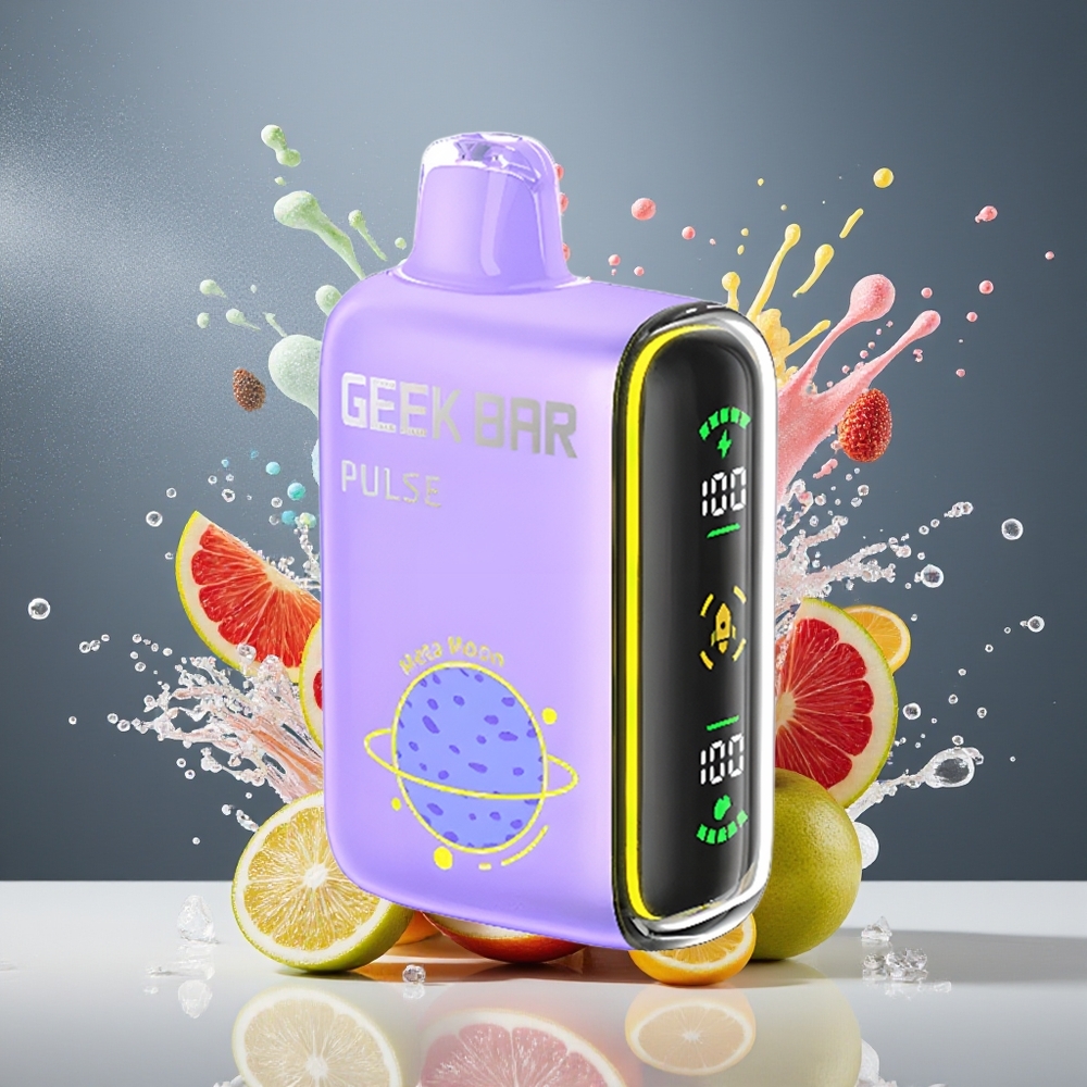 Geek Bar Pulse Finland tukku 15 000 Tupakointikertaa - 16ML Nestemäistä - USB Type-C