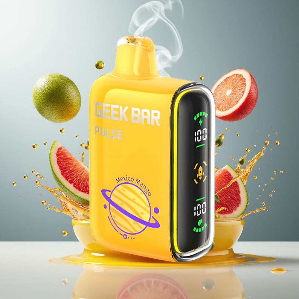 Geek Bar Pulse Finland tukku 15 000 Tupakointikertaa - 16ML Nestemäistä - USB Type-C