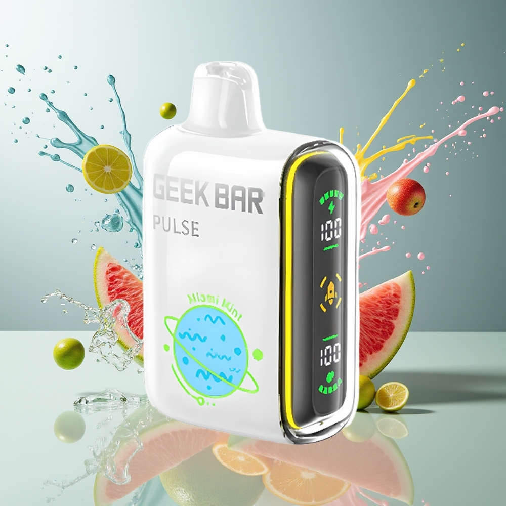 Geek Bar Pulse Finland tukku 15 000 Tupakointikertaa - 16ML Nestemäistä - USB Type-C